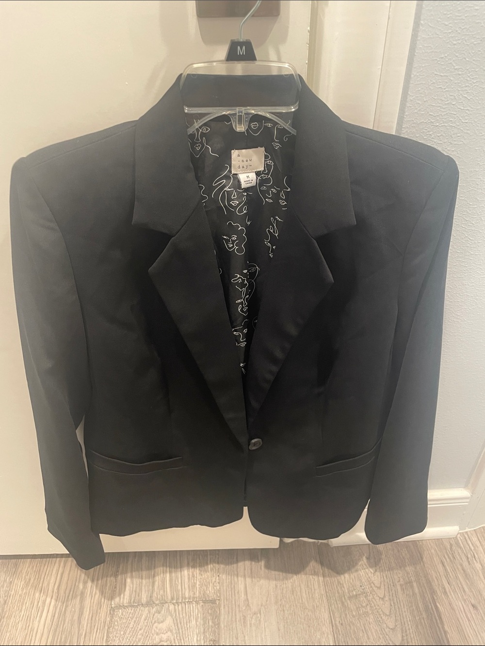 a new day Black Single-Button Women's Blazer
